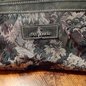 Atlantic Floral Tapestry Carry on, Weekends & Overnight Luggage Vintage 80s
